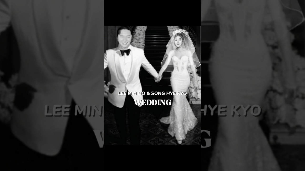 SHOCKING! LEE MIN HO & SONG HYE KYO'S WEDDING! #songhyekyo #leeminho #kdrama #darknuns #shorts #kpop