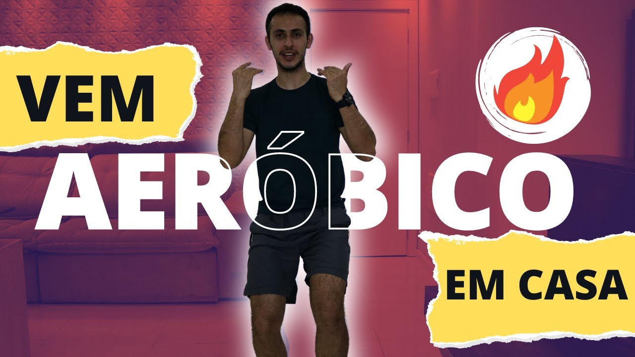 TREINO AERÓBICO para QUEIMAR GORDURA - aeróbica para emagrecer - Exercícios aeróbicos em casa