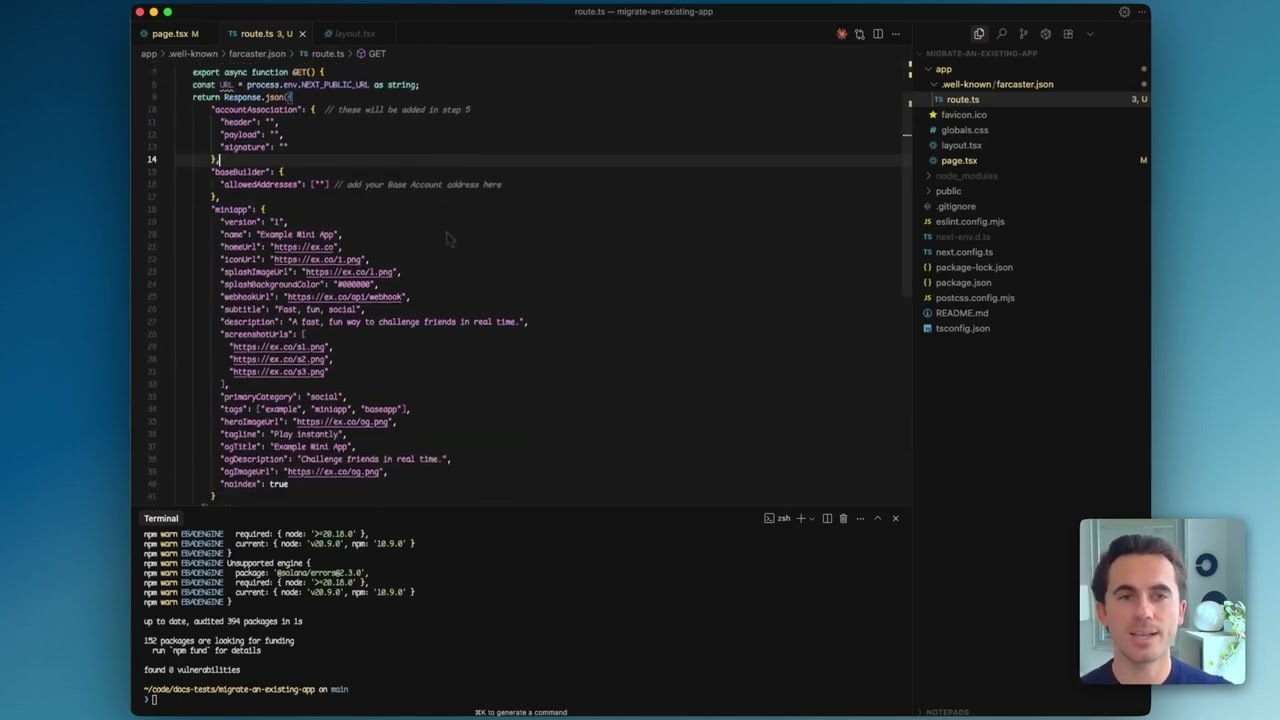 Turning an Existing App into a Mini App on the Base App