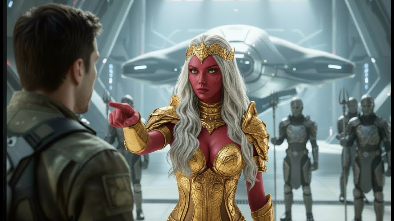 A Silent Human Guard Drew the Alien Queen’s Attention —What Happened Next Stunned the Court | Sci-Fi