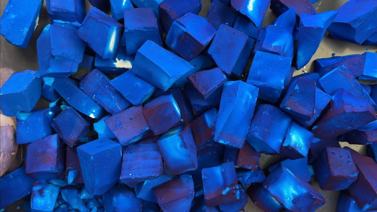 **SPED UP** XTREMELY BLUE Dyed chunks!