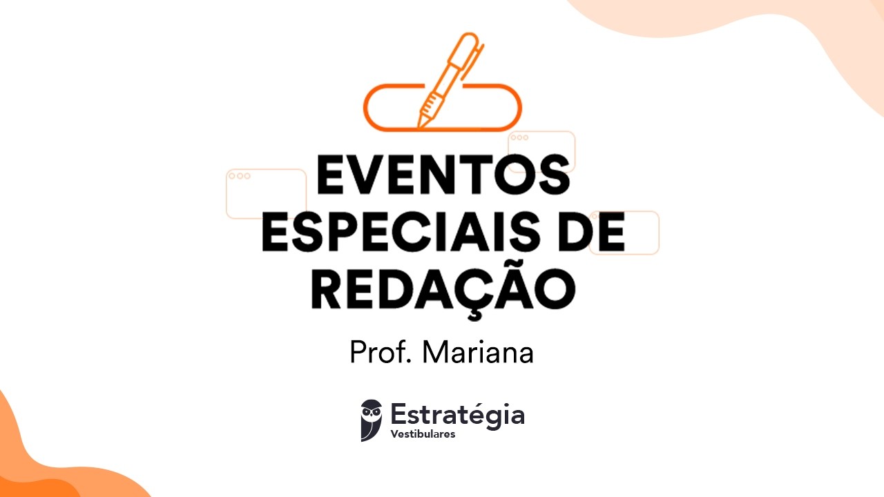 Correção de redações ao vivo com a corretora Mariana Barbosa