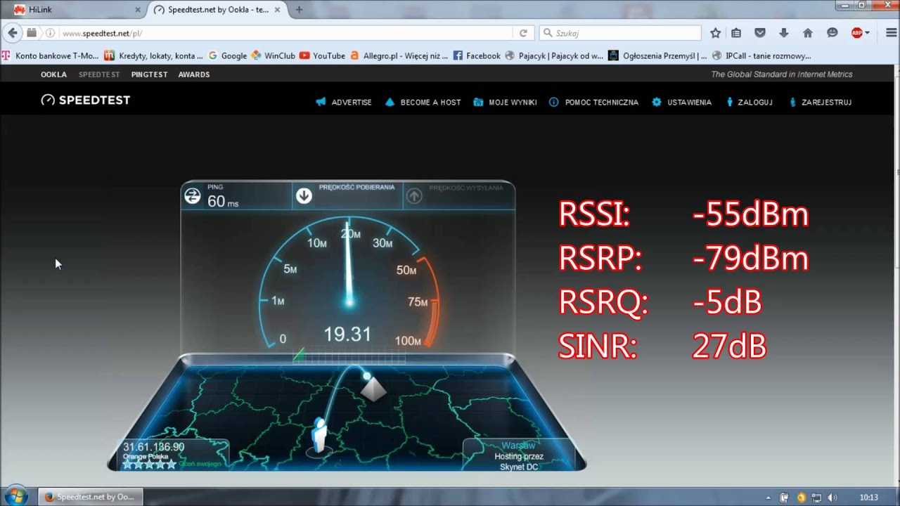 Test internetu mobilnego LTE - Orange, Play, T-mobile i Plus - PRZEMYŚL FHD