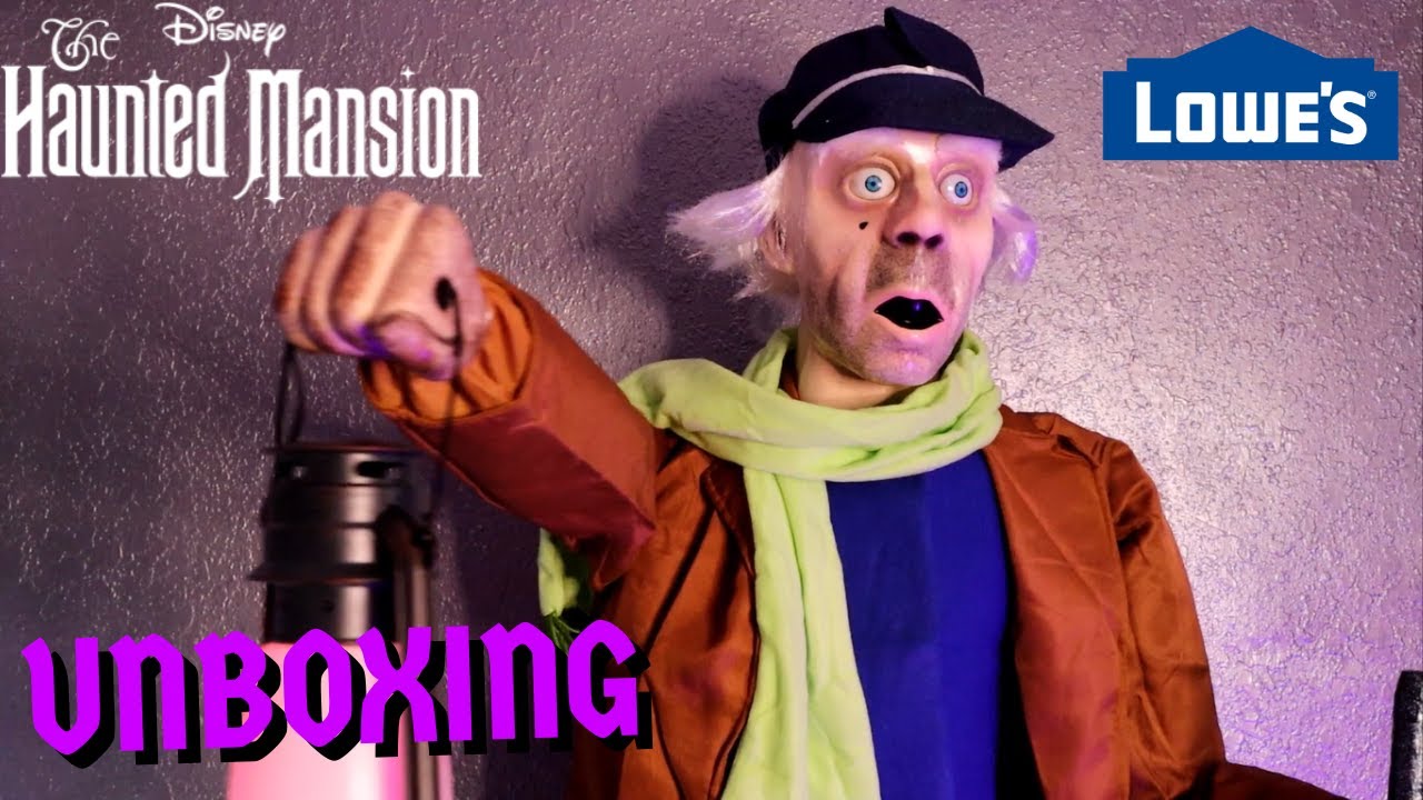 Lowe's HALLOWEEN 2023 The Haunted Mansion CARETAKER ANIMATRONIC UNBOXING/REVIEW