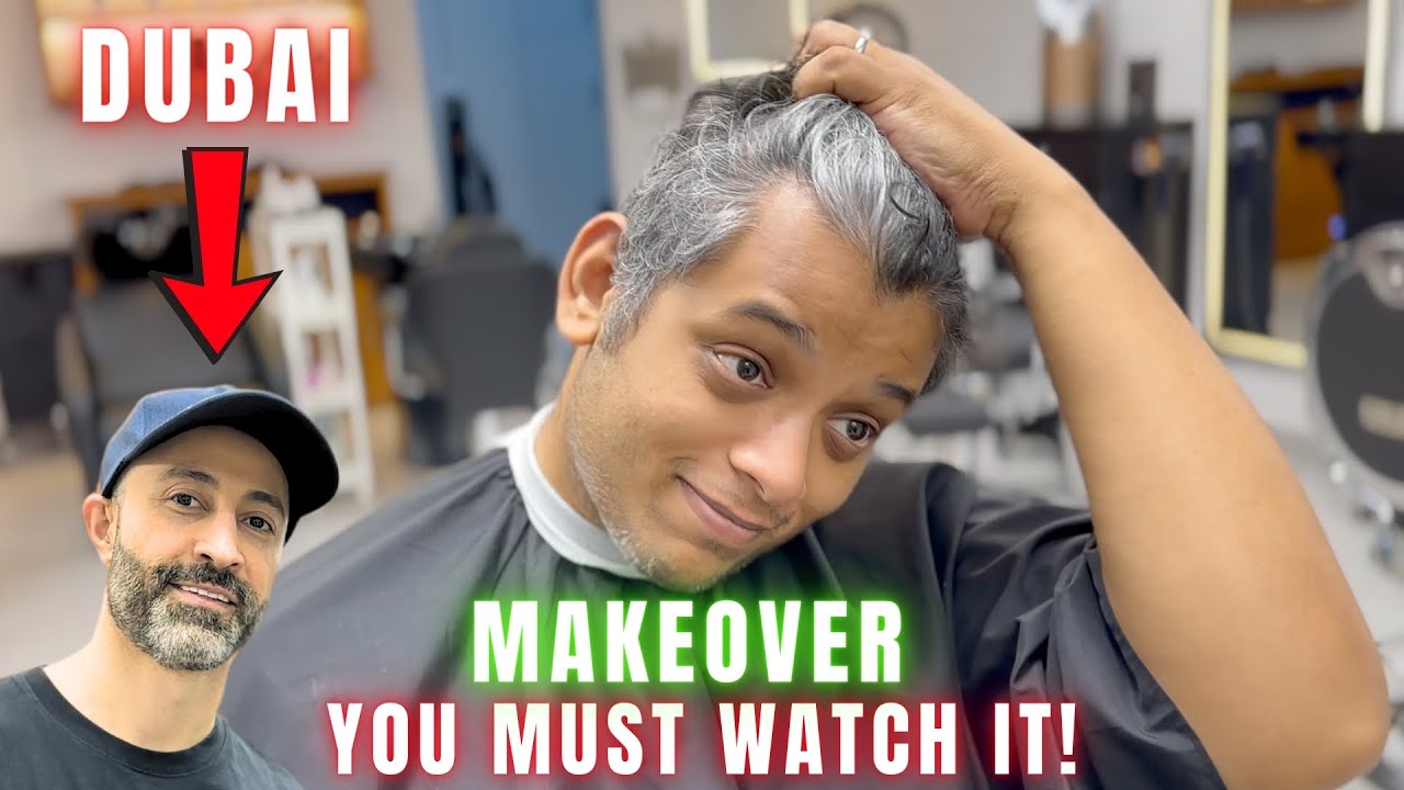 This Hair Makeover Might Be Perfect for You! 🔥😎 #beauty #haircut #dubai