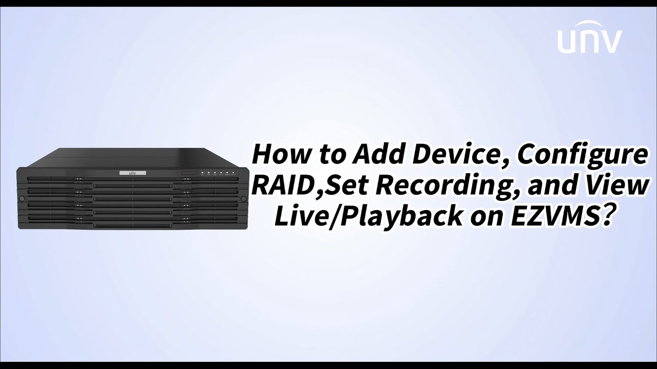 How to Watch Live View &Playback on Unicorn