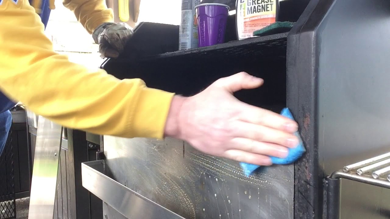 Yoder YS640 Grease Shield Cleaning