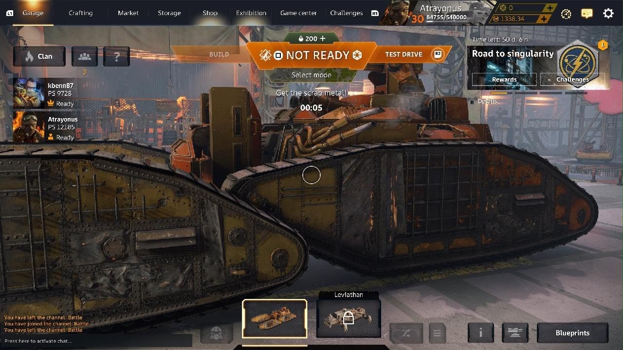 Crossout the coupling collection