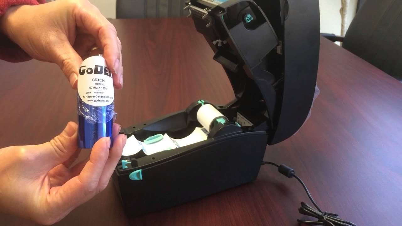 GoDEX RT Series Media Loading