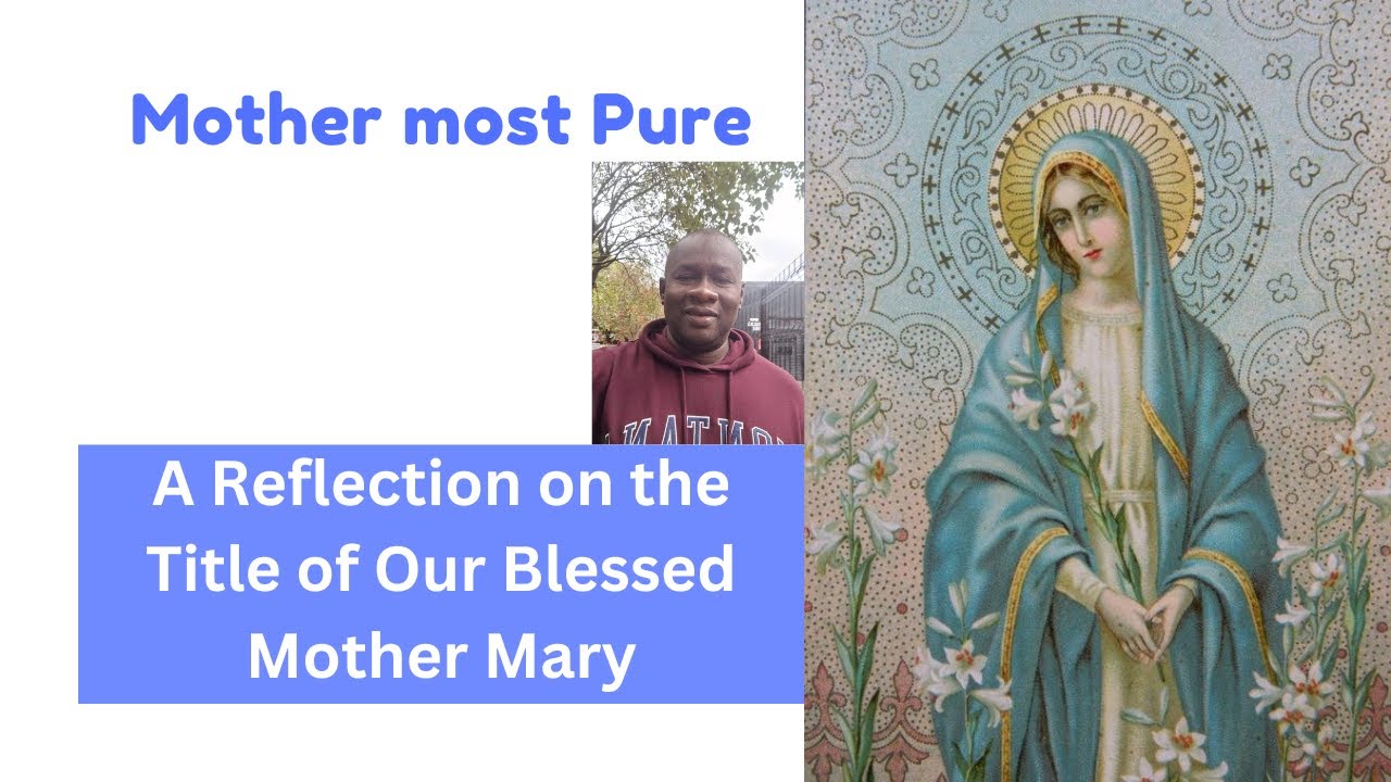 Mother most Pure - A Reflection on the Title of Our Blessed Mother Mary
