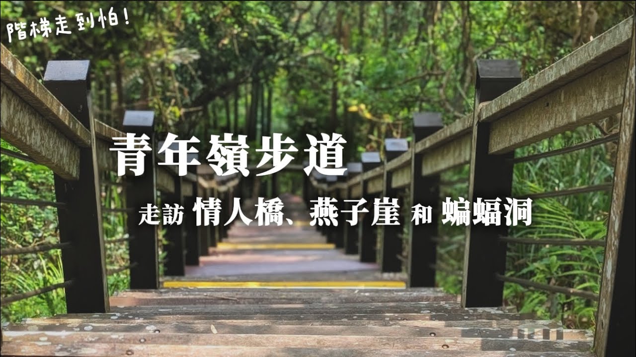 【獨旅系列】走完青年嶺步道我已不再是青年，我是奧笑連 | 嘉義瑞里青年嶺步道 | 走訪情人橋、燕子崖和蝙蝠洞 | 走階梯走到怕的一天【CC字幕】
