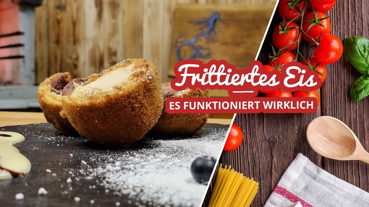 Frittiertes Eis selber machen
