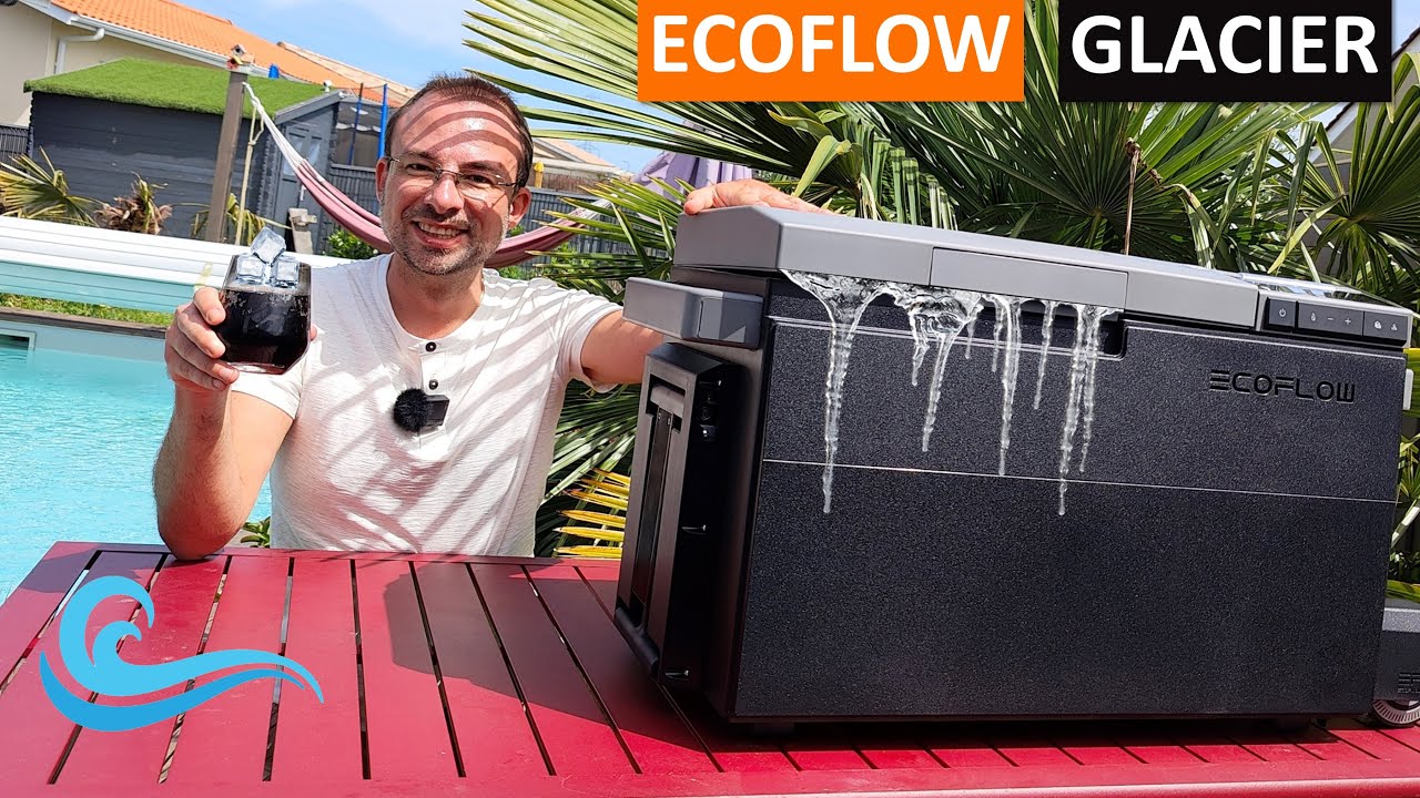 EcoFlow GLACIER ❤️ Frigo, congel ❄️, glaçons et le tout sur batterie