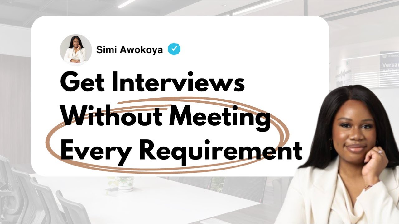 How To Get Interviews Without Meeting Every Requirement