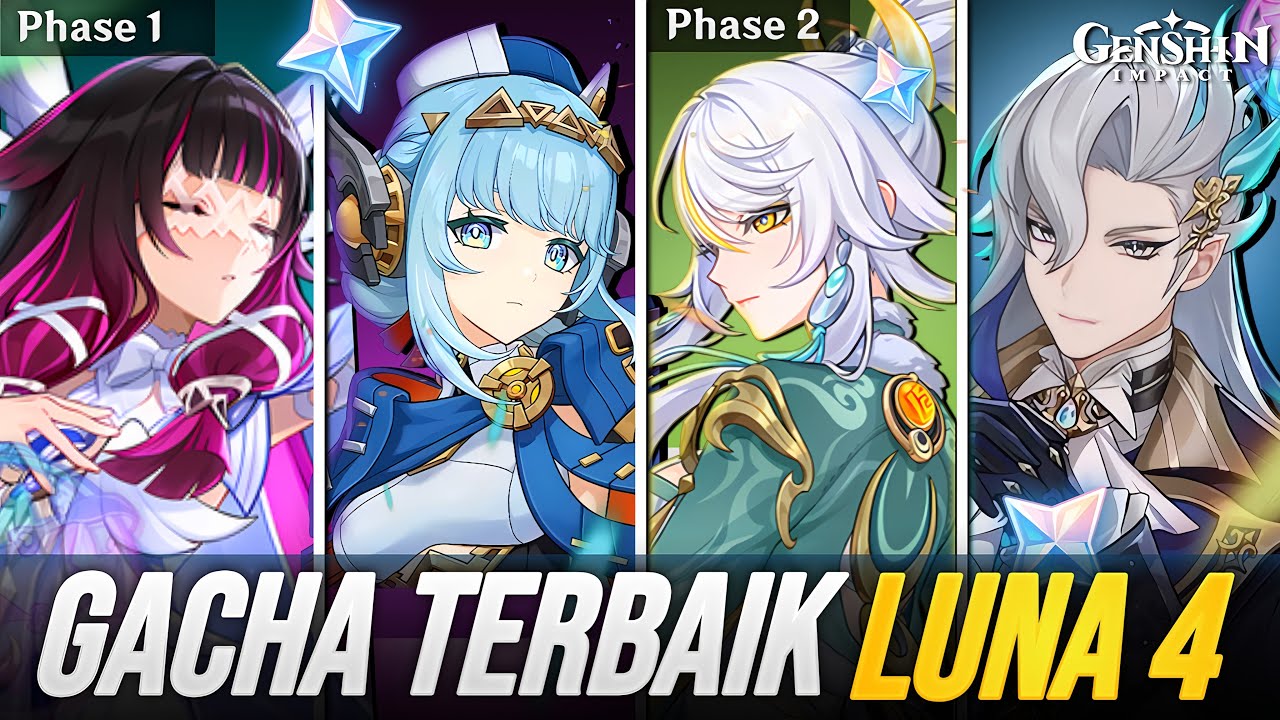 KARAKTER PENTING SEMUA! Bahas Banner Luna 4 Genshin Impact | Columbina, Zibai, Update Build Rerun