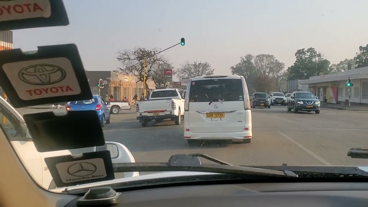 Driving in Gweru! Zimbabwe!