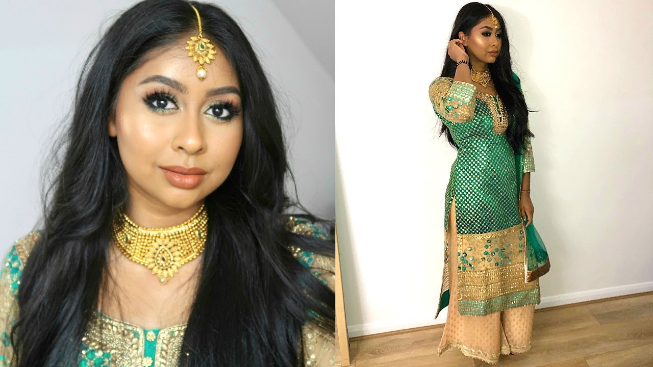 EID/INDIAN WEDDING/SANGEET GET READY WITH ME | Affordable Makeup