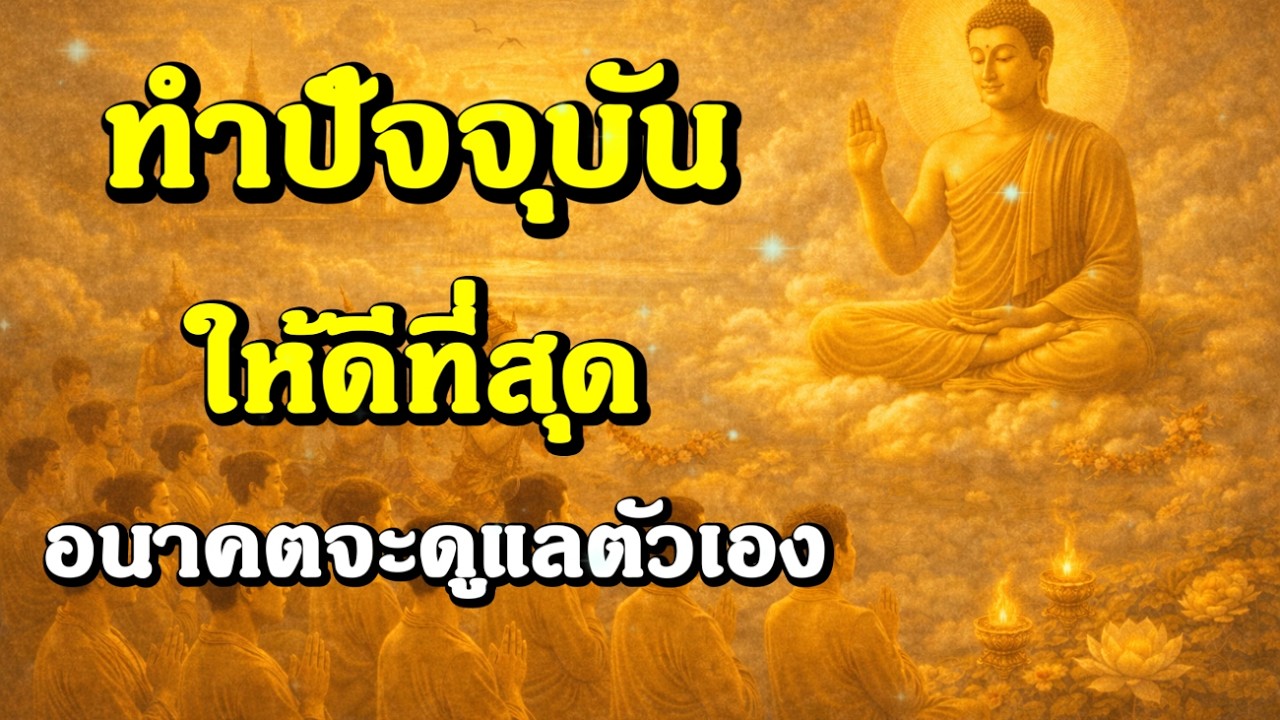 ทำปัจจุบันให้ดีที่สุด อนาคตจะดูแลตัวเอ | ฟังธรรมะก่อนนอน , ฟังธรรมก่อนนอน | Ep.227