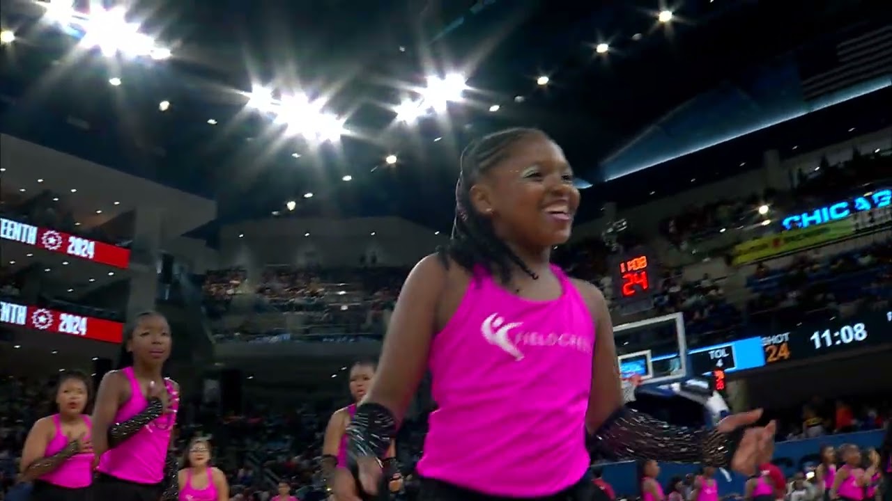 FieldCrest School of Performing Arts Chicago Sky 2024 Half Time Juneteenth Performance