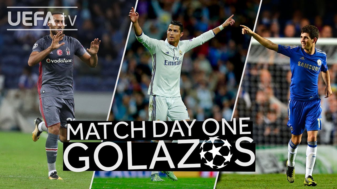 RONALDO, TOSUN, OSCAR: GREAT #UCL Matchday One GOALS!!