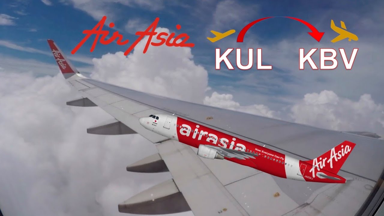 Full Flight Experience from Kuala Lumpur to Krabi - AIR ASIA Sky Journey! 🇲🇾🛫