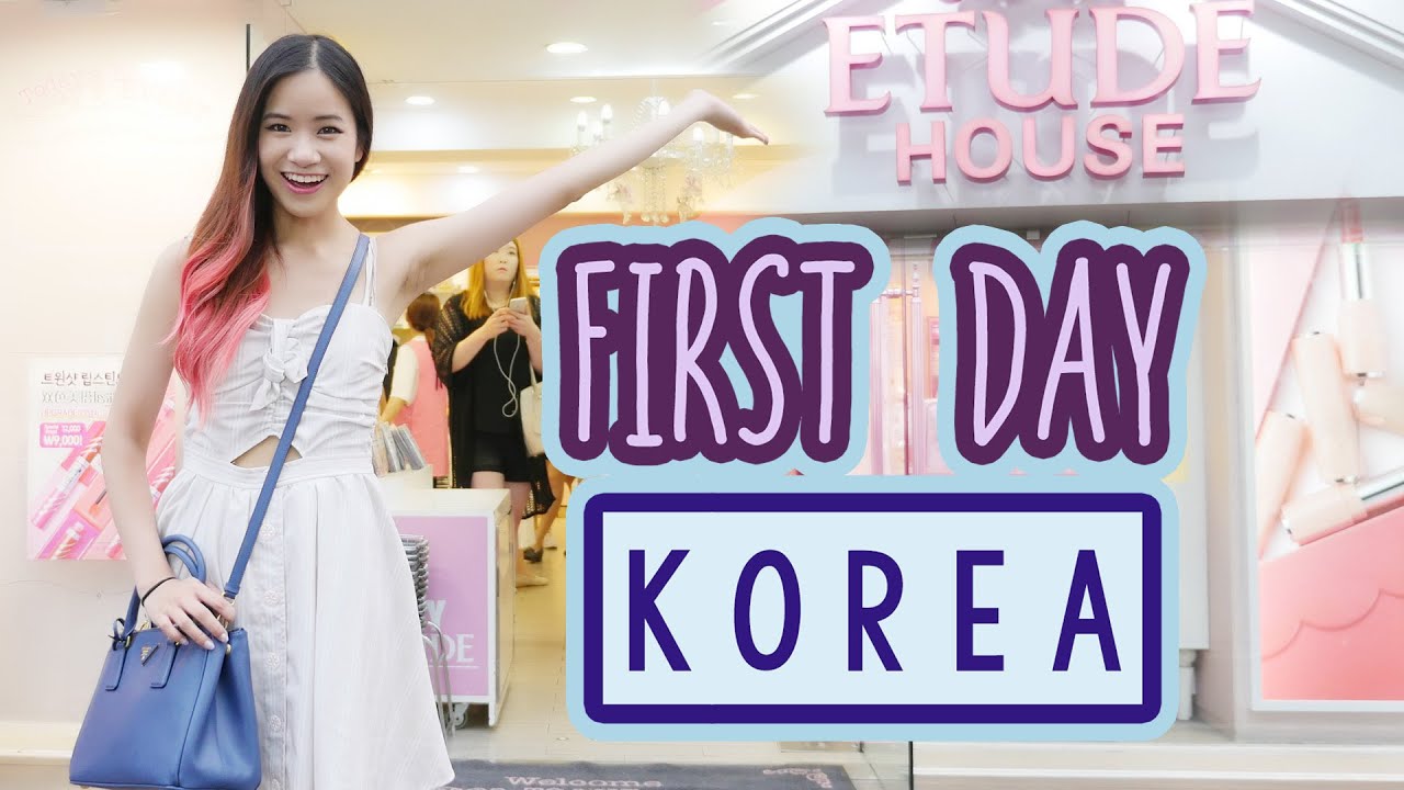 First Day in KOREA | Makeup & Clothes Shopping! | ft. Sunnydahye