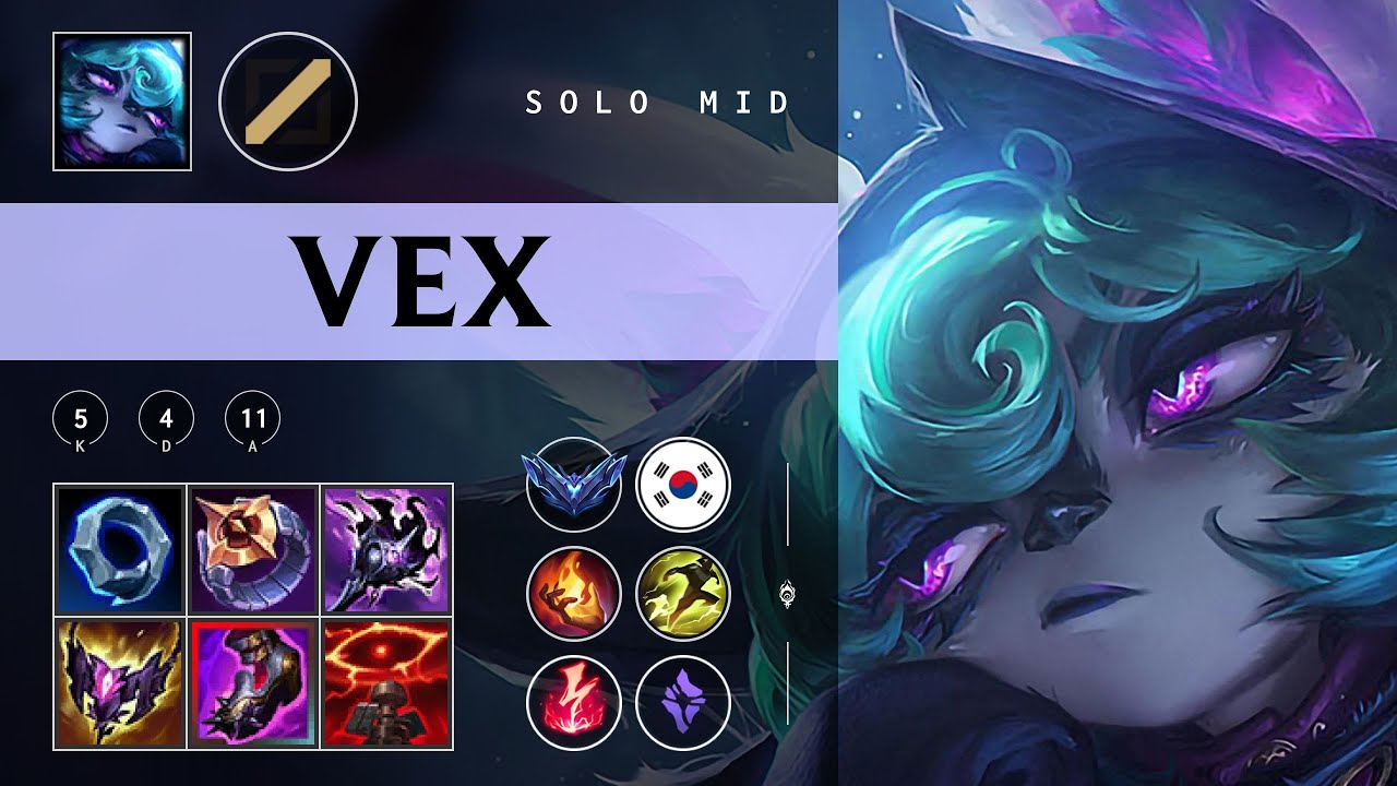 Vex Mid vs Aatrox - KR Diamond Patch 25.24