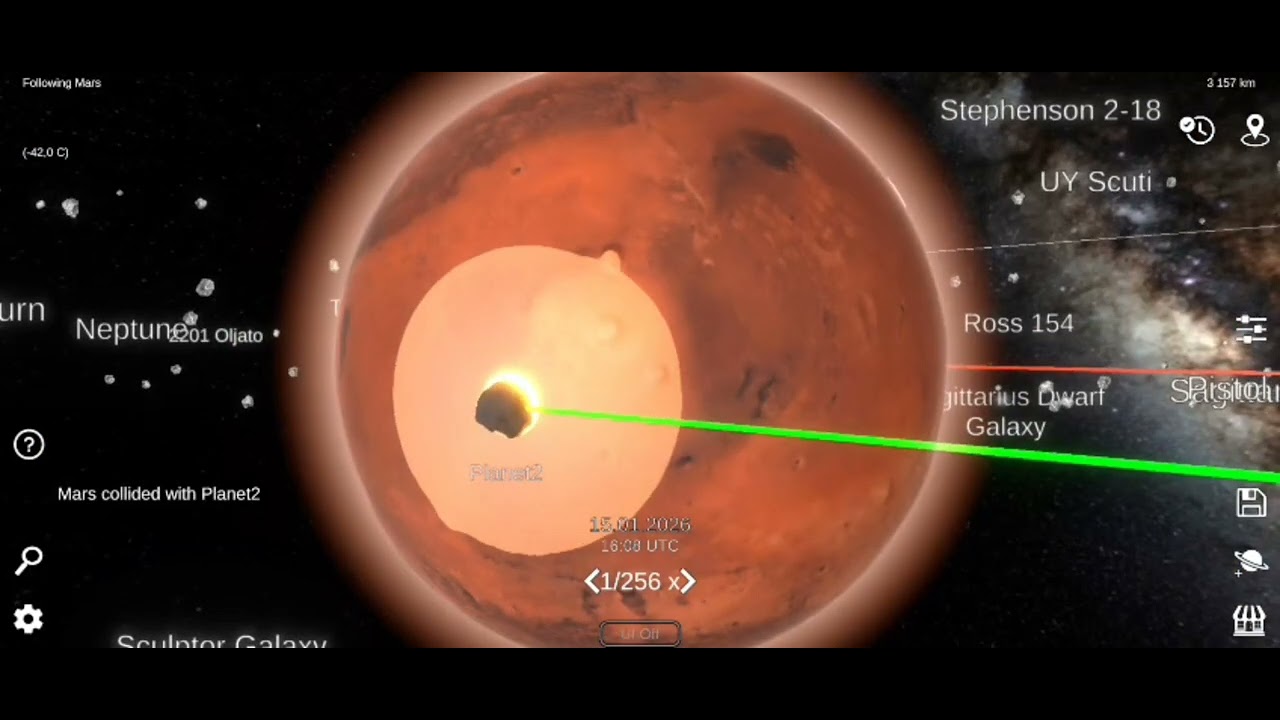 Zagrałem w solar system Simulator