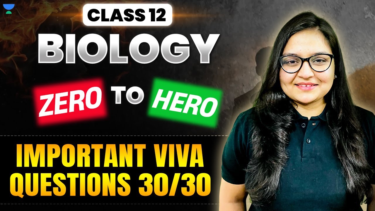 Important viva questions 30/30✅ | Class 12 Biology | Boards 2025 | By Nikita Ma'am