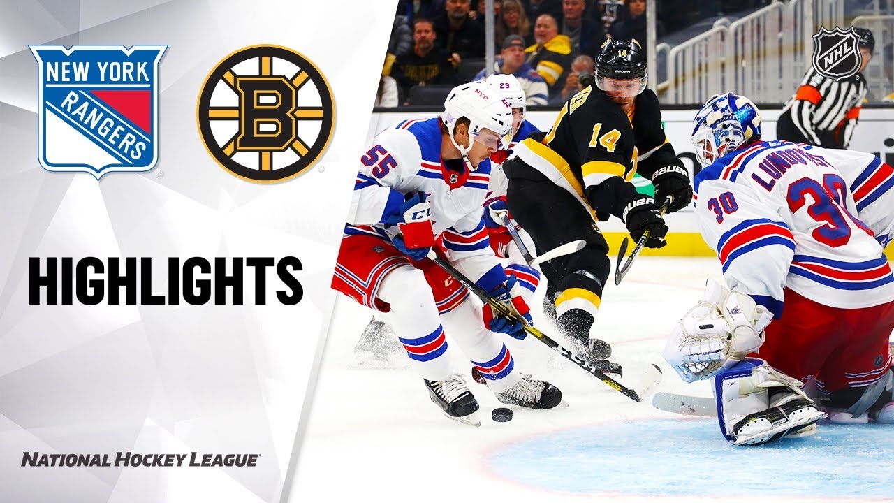 NHL Highlights | Rangers @ Bruins 11/29/19
