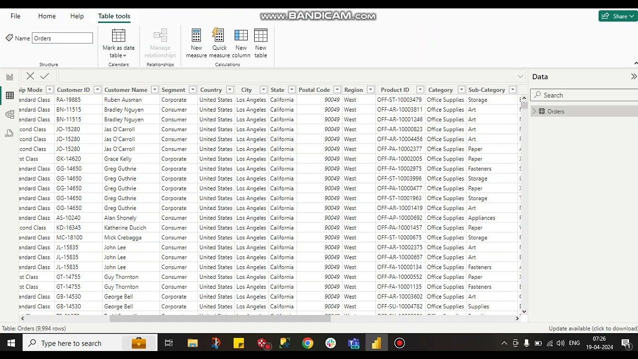 52) Dynamic hierarchy based on filter selection in #Matrix visual #powerbi