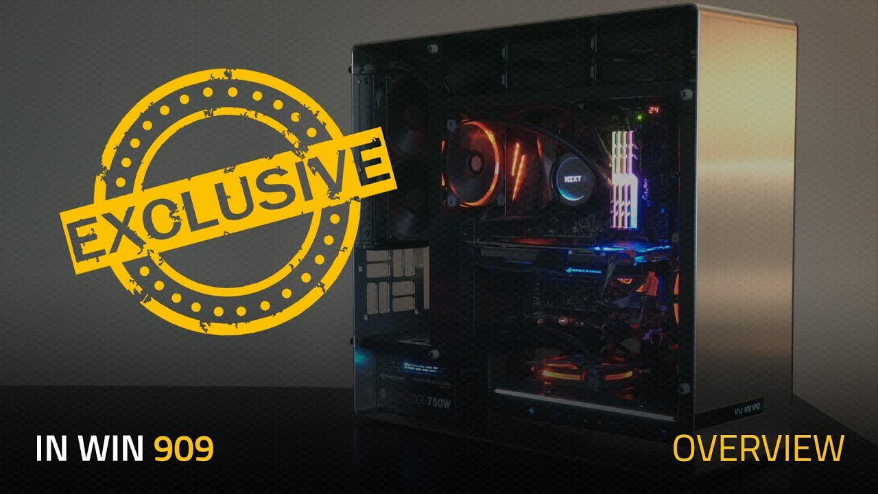 In Win 909 - Gabinete de vidrio templado | Una obra de arte