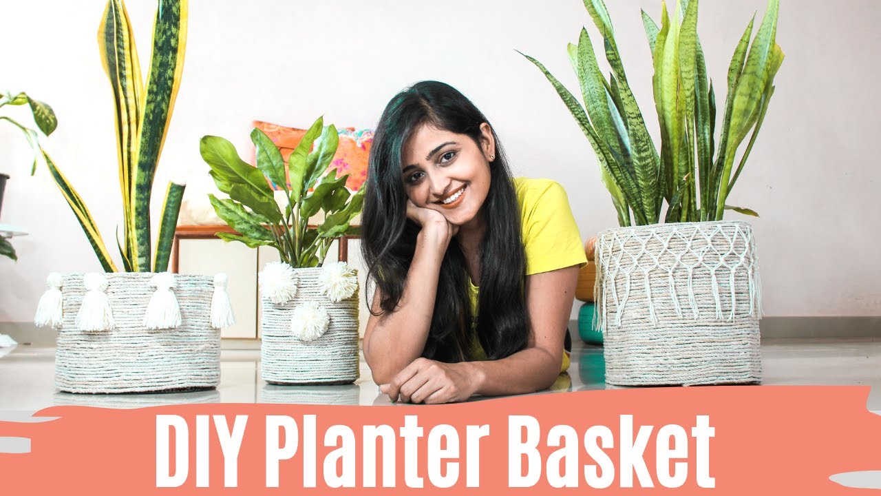 DIY Planter Basket / DIY Projects | Dhara Patel