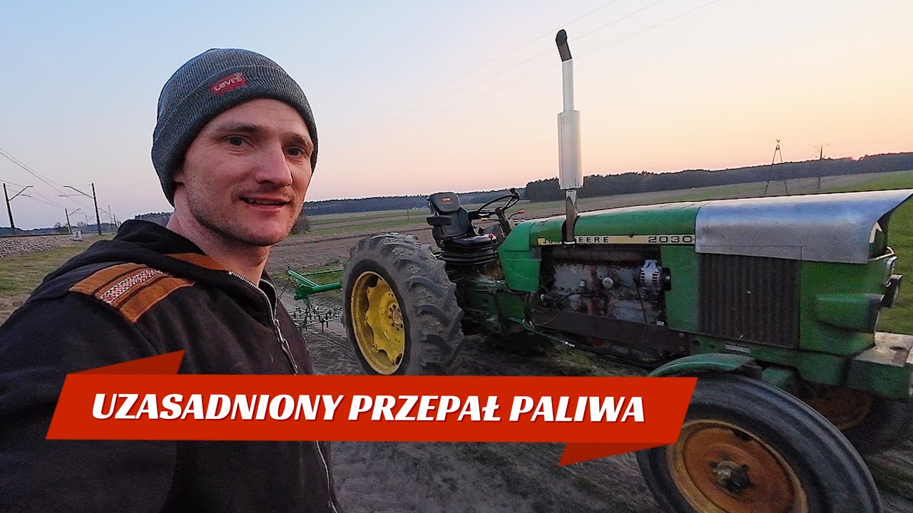 JOHN DEERE Z SILNIKIEM BIZONA  UZASADNIONY PRZEPAŁ PALIWA