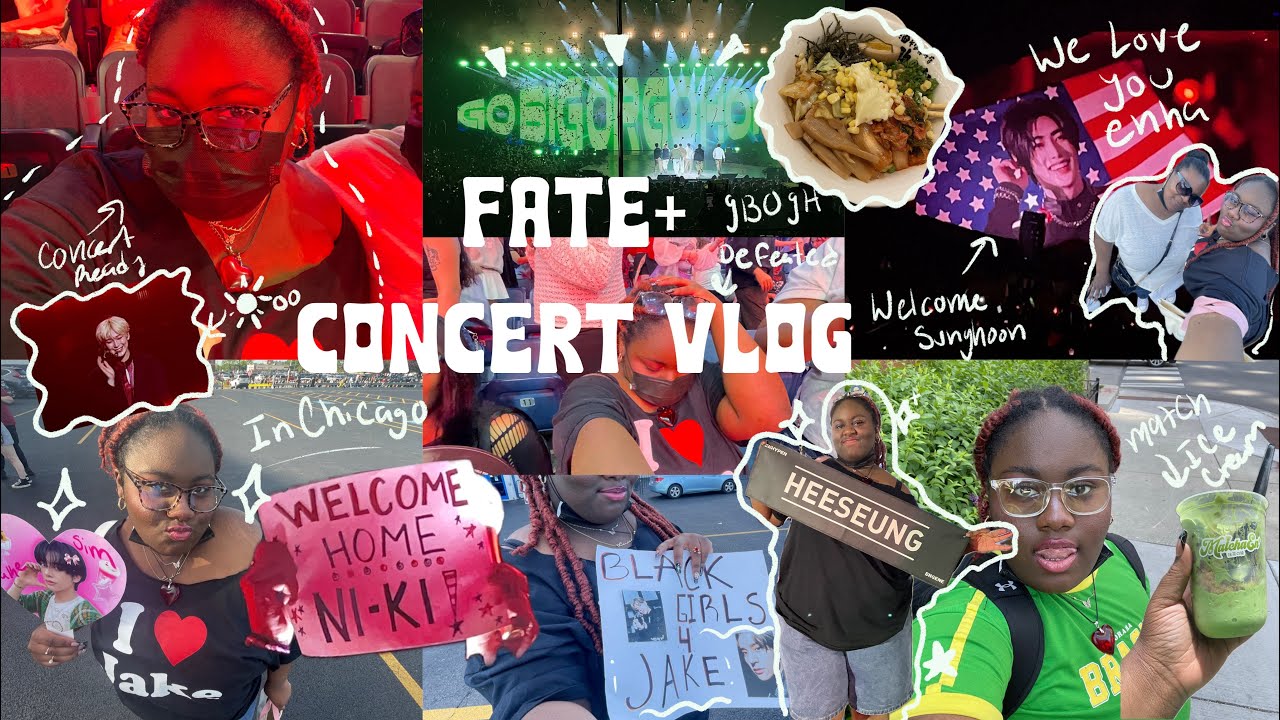 ENHYPEN FATE+ TOUR - In Chicago - CONCERT VLOG