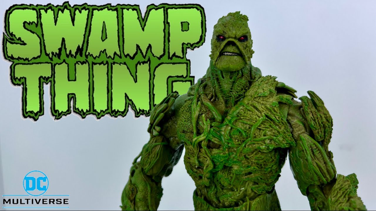McFarlane Toys DC Multiverse SWAMP THING Mega Scale Action Figure Review and Size Comparison