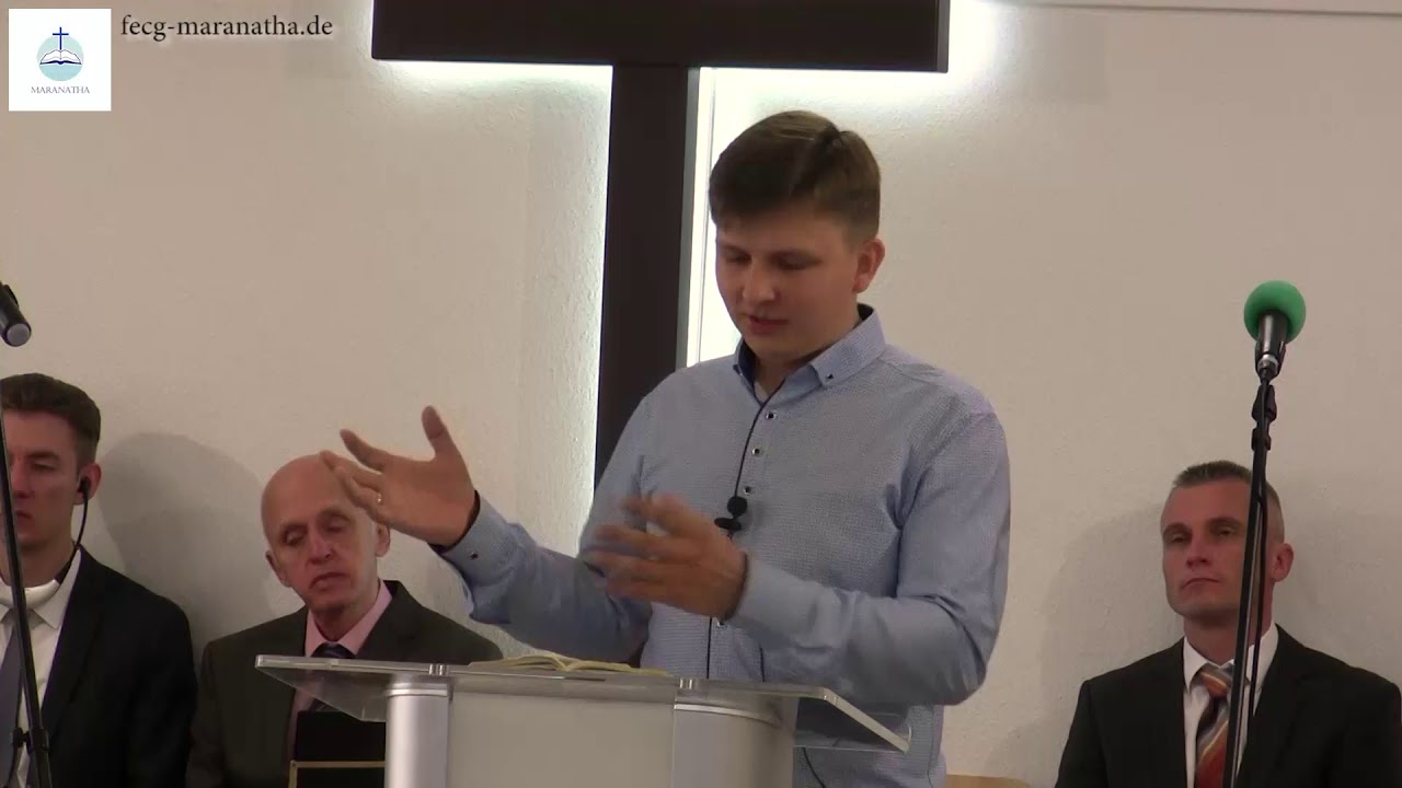 Виталий Меньшиков - проповедь | FECG Detmold MARANATHA