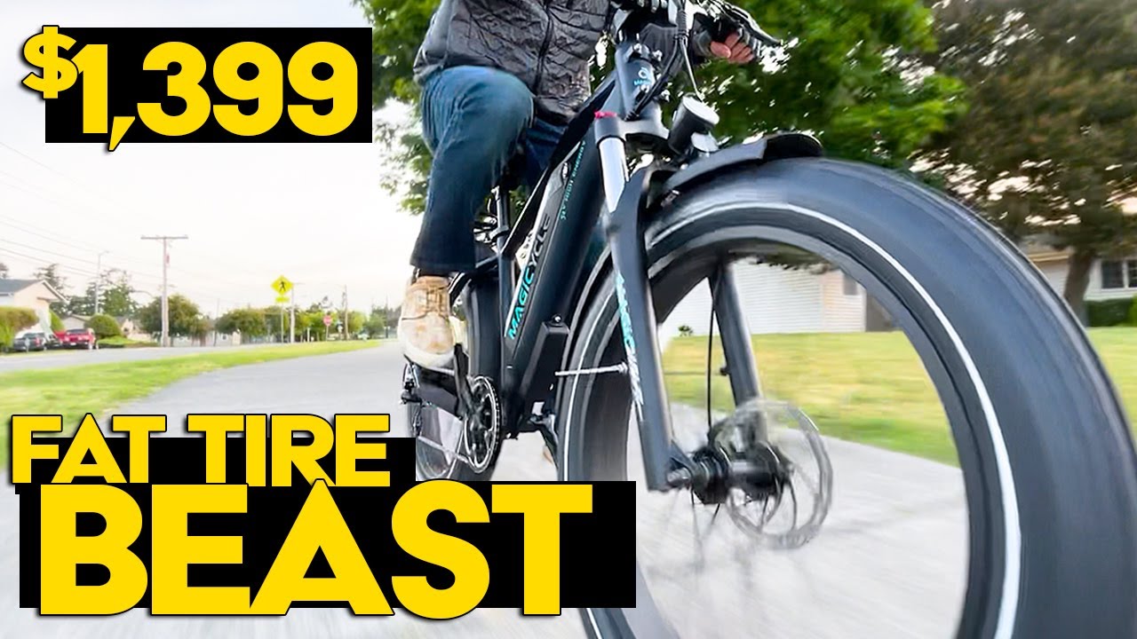 This Fat Tire Cruiser E-Bike Is a BEAST! | Magicycle Ride and Review