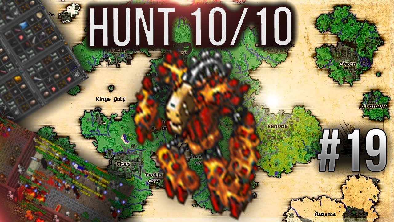 [PL] Tibia | Hunt 10/10 Loot Prey | War Golem #19 (Yalahar Factory Quarter)