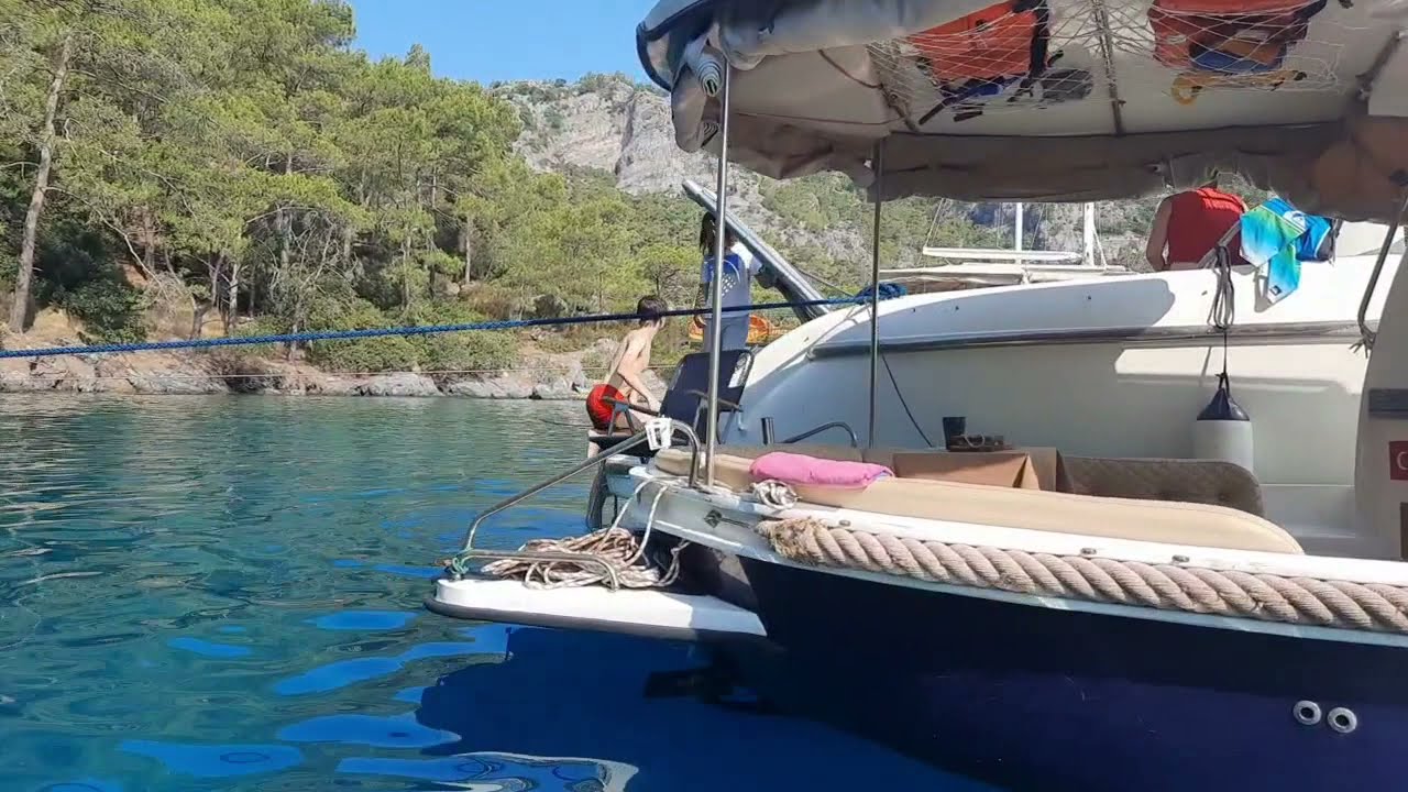 Rakser Sloop 700 ile Hamam koyuna ilk seyir. Göcek koyları. Teknede yaşam. Kutlay Marine