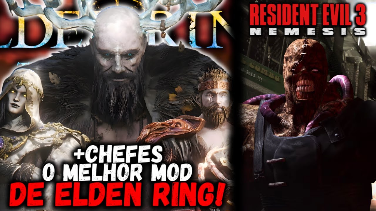 O MELHOR MOD DE ELDEN RING (GRATUITO)! ELDEN RING CONVERGENCE MOD!