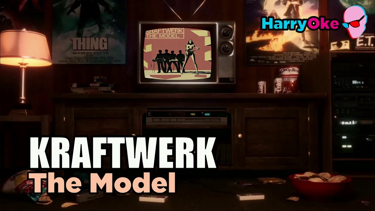 Kraftwerk - The Model V3 (Karaoke with Lyrics)
