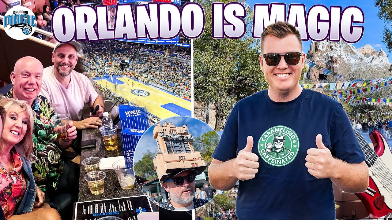Last Ride on Rock ‘n’ Roller Coaster! 🎸 Disney World, Animal Kingdom & Orlando Magic NBA Game