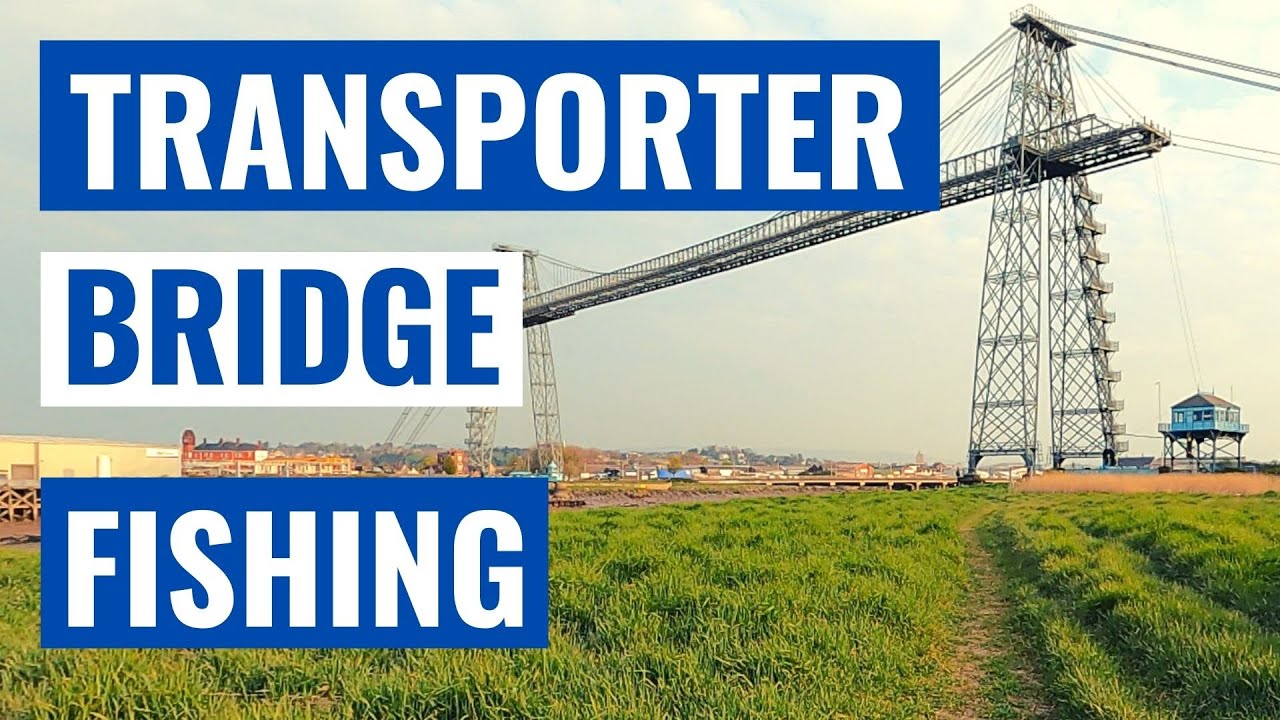 Sea Fishing on the tidal River Usk at Newport Transporter Bridge, South Wales. Flounder and Bass.