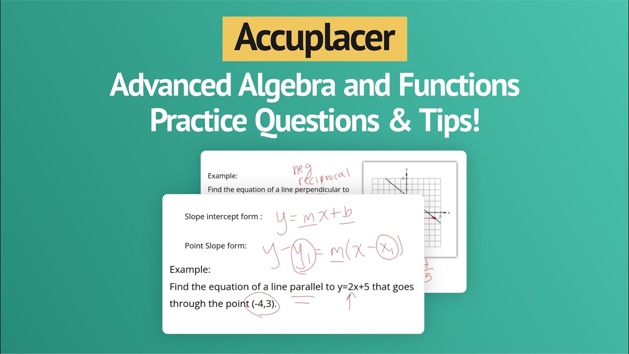 Accuplacer Math | Расширенная алгебра и функции