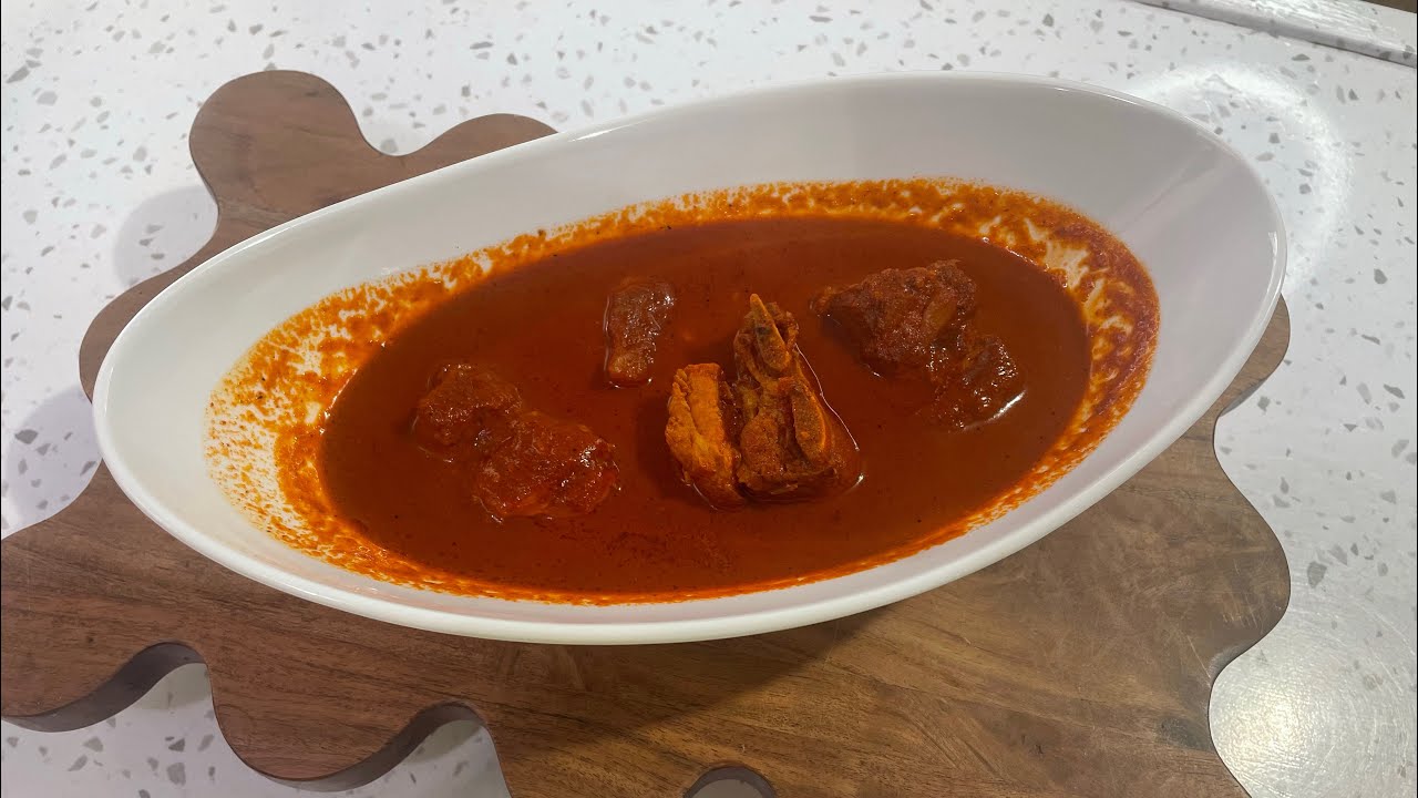 Costillas de puerco en salsa roja picosita 