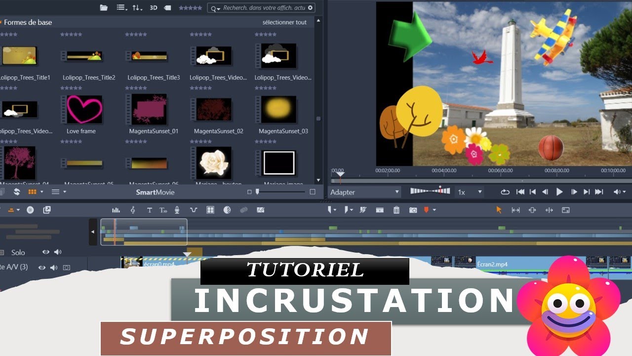 tutoriel pinnacle 24, outil Incrustations