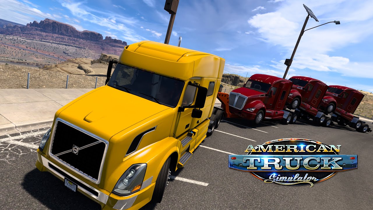 Ночь в Нью-Мексико. Техас. Мегадоставка ч4. Портленд - Батон-Руж ➣ American Truck Simulator #327