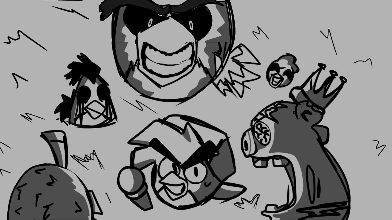 Four-way Fractured Angry Birds its a mod (+Update) v1.5