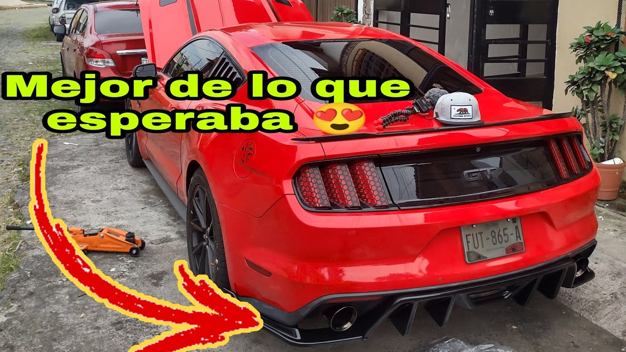 NUEVO DIFUSOR PARA EL MUSTANG GT